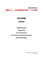 ISD1620BSY datasheet.datasheet_page 1