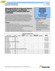 MPX5010GP Datenblatt PDF