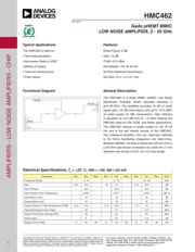 HMC462 数据规格书 1