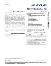 DS2784EVKIT+ datasheet.datasheet_page 1