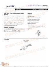 IRF710 Datenblatt PDF