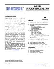 SY89112UMGTR datasheet.datasheet_page 1