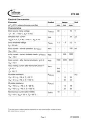 BTS949 datasheet.datasheet_page 3