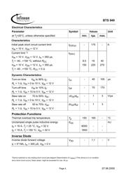 BTS949 datasheet.datasheet_page 4