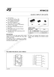 M74HC32B1R datasheet.datasheet_page 1