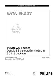 PESD5V2S2UT 数据规格书 1