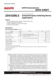 2SK4100LS 数据规格书 1
