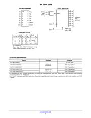 MC74HC164BDR2G 数据规格书 2