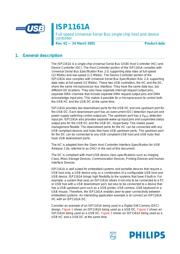 ISP1161ABD 数据规格书 1