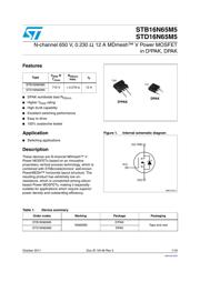 STB16N65M5 datasheet.datasheet_page 1