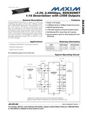 MAX3885ECB-D datasheet.datasheet_page 1