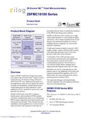 Z8FMC161000ZEM datasheet.datasheet_page 1