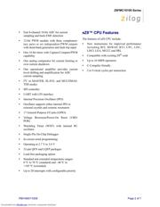 Z8FMC161000ZEM datasheet.datasheet_page 2