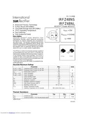 IRFZ48NL datasheet.datasheet_page 1