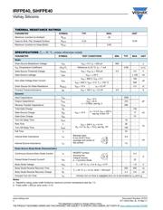 IRFPE40PBF 数据规格书 2