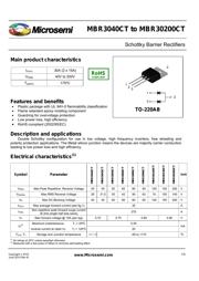 MBR3050CTE3/TU 数据规格书 1