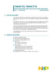 74AHC74D,112 datasheet.datasheet_page 2