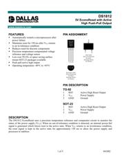 DS1812R-10+T&R Datenblatt PDF