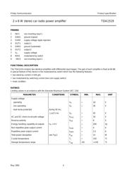 TDA1519/N2,112 datasheet.datasheet_page 4