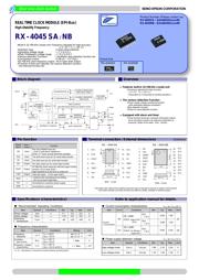 RX-4045SA AA3 数据规格书 1