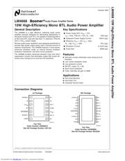 LM4668LDX/NOPB datasheet.datasheet_page 1