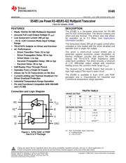 LTC485IN8#PBF Datenblatt PDF