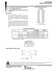 SN74CBT3861DWRG4 数据规格书 1