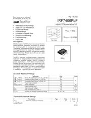 IRF7406TRPBF datasheet.datasheet_page 1