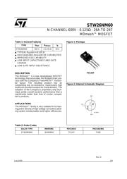 STW26NM60ND Datenblatt PDF