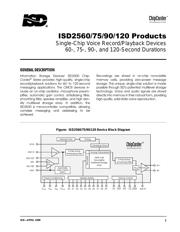 ISD2560S datasheet.datasheet_page 1