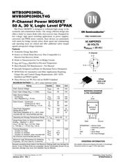 MTB50P03HDLT4 数据规格书 1