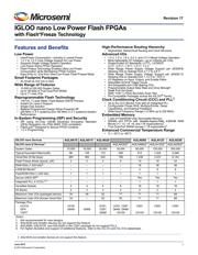 AGLN020V2-CSG81 数据规格书 1