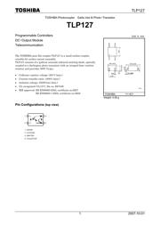 TLP127(U,F) Datenblatt PDF