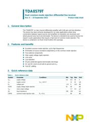 TDA8579T/N1,112 datasheet.datasheet_page 1