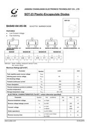 BAS40-06 数据规格书 1