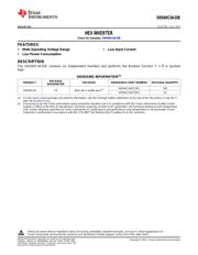 SN54HC04VTDE2 datasheet.datasheet_page 1