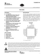 TLV320AIC33IRGZ datasheet.datasheet_page 1