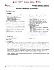 MSP430F425 datasheet.datasheet_page 1