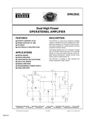 OPA2541SMQ datasheet.datasheet_page 1