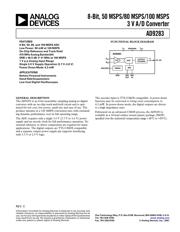 AD9283BRSZ-80 Datenblatt PDF