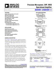 ADA4091-2ARZ-RL 数据规格书 1