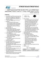 STM32F303CCT6 数据规格书 1