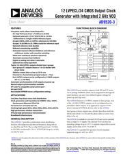 AD9520-3BCPZ-REEL7 datasheet.datasheet_page 1