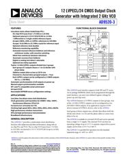 AD9520-3BCPZ datasheet.datasheet_page 1