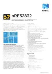 NRF52832-QFAB-R7 数据规格书 1