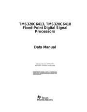 TMS320C6410 datasheet.datasheet_page 1
