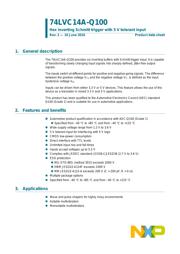 74LVC14APW-Q100J datasheet.datasheet_page 2