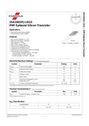 2SA1943 datasheet.datasheet_page 2