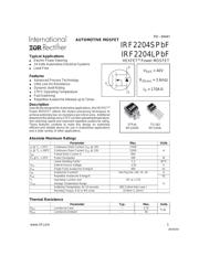 IRF2204SPBF Datenblatt PDF