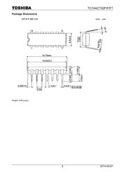 TC74ACT32P(F) 数据规格书 4